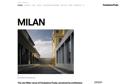 fondazione prada identity|fondazione prada website.